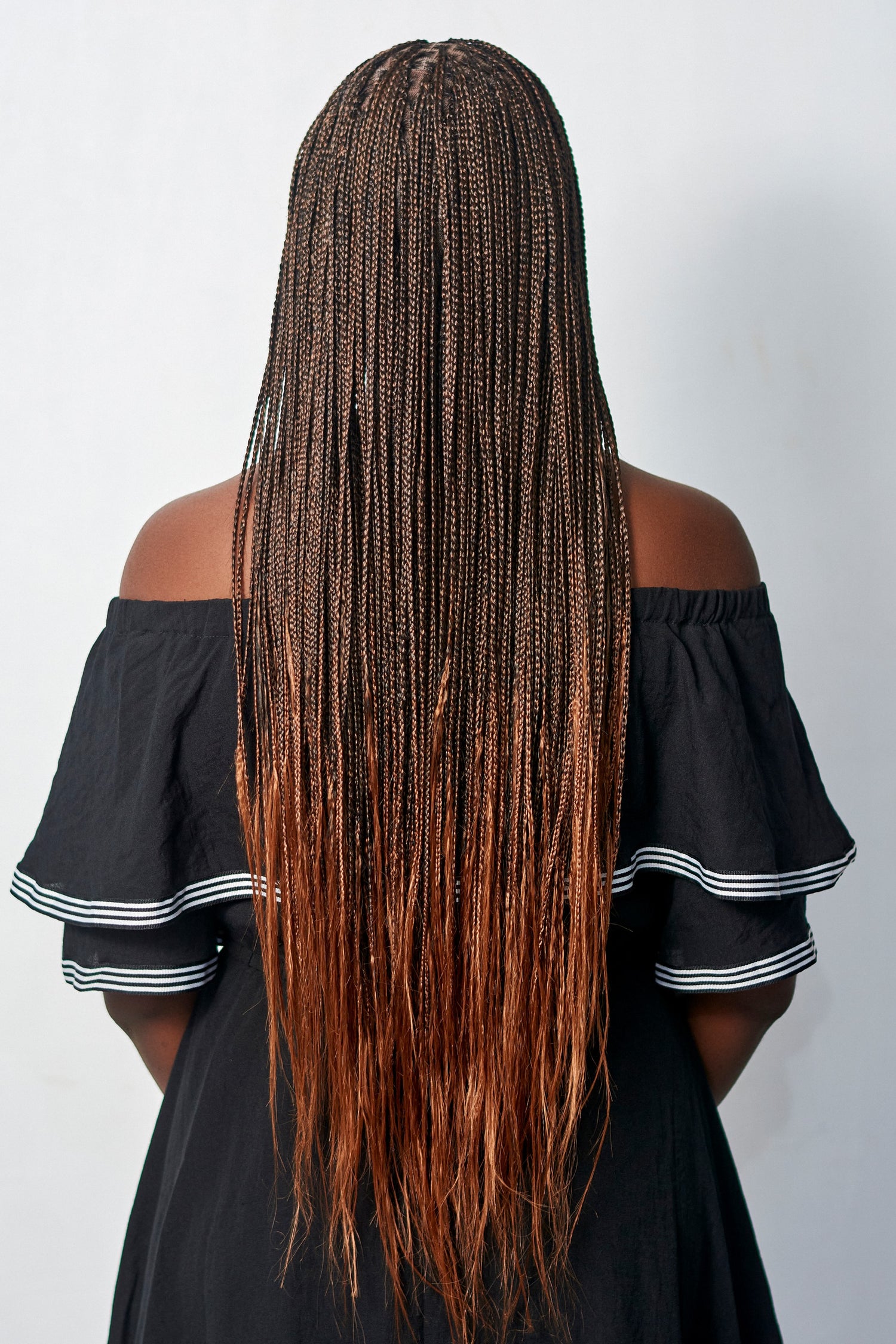 32" Knotless Bonestraight Braid Wig