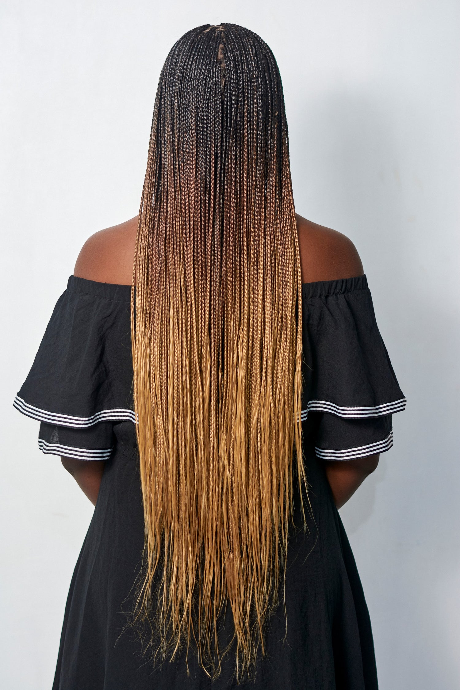 32" Knotless Bonestraight Braid Wig