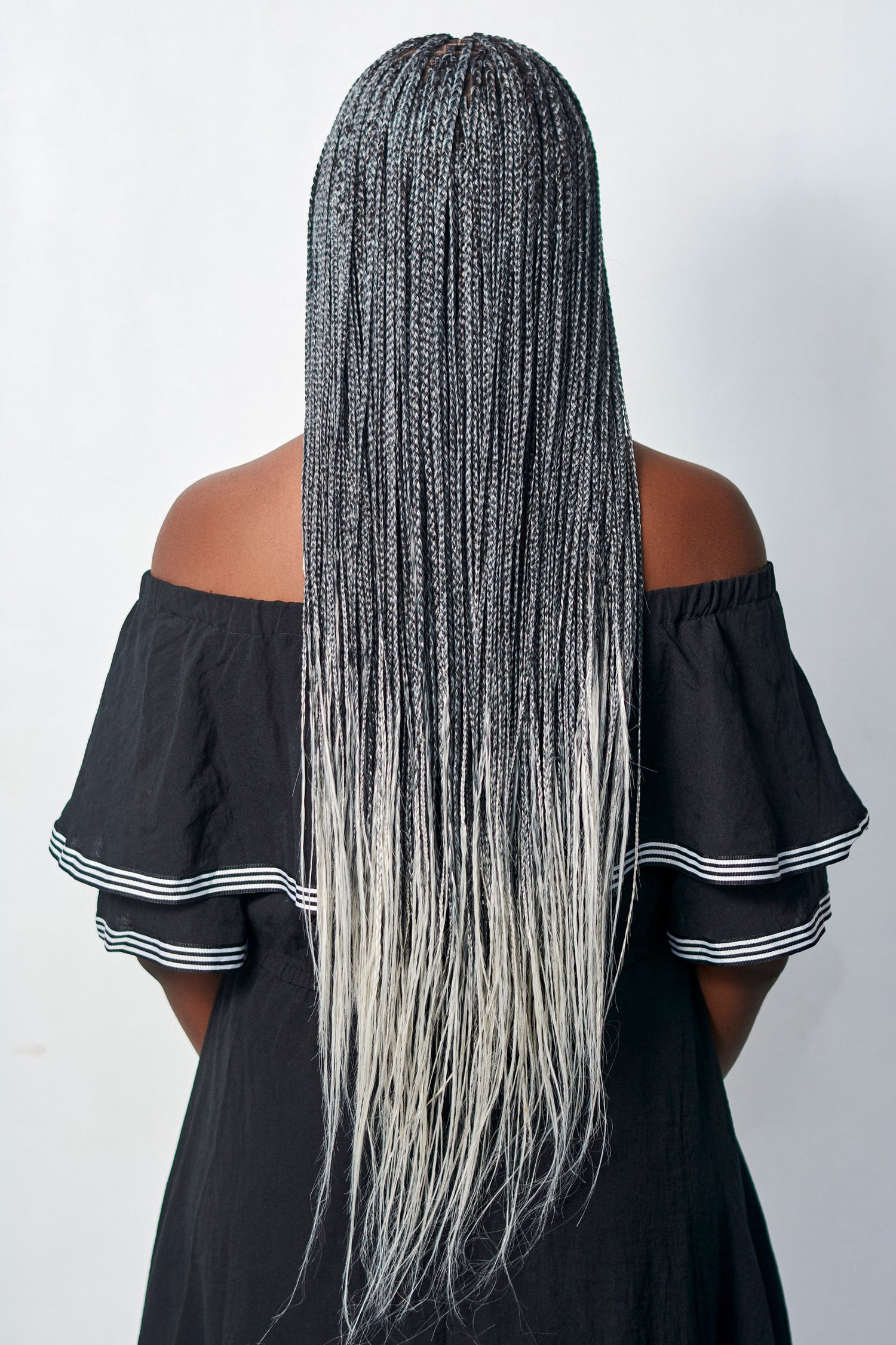 32" Knotless Bonestraight Braid Wig