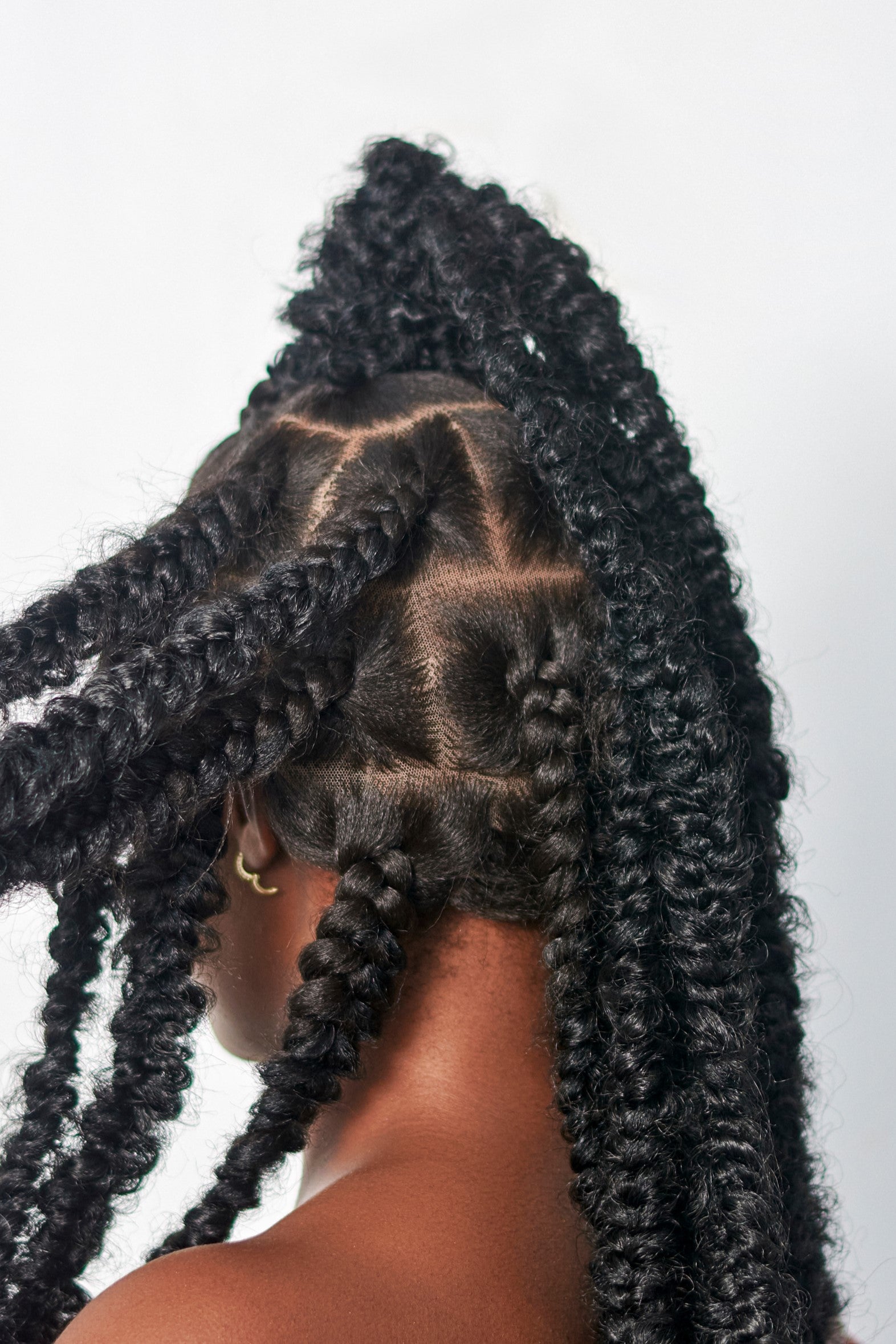 36" Jumbo Knotless Passion Braided Wig