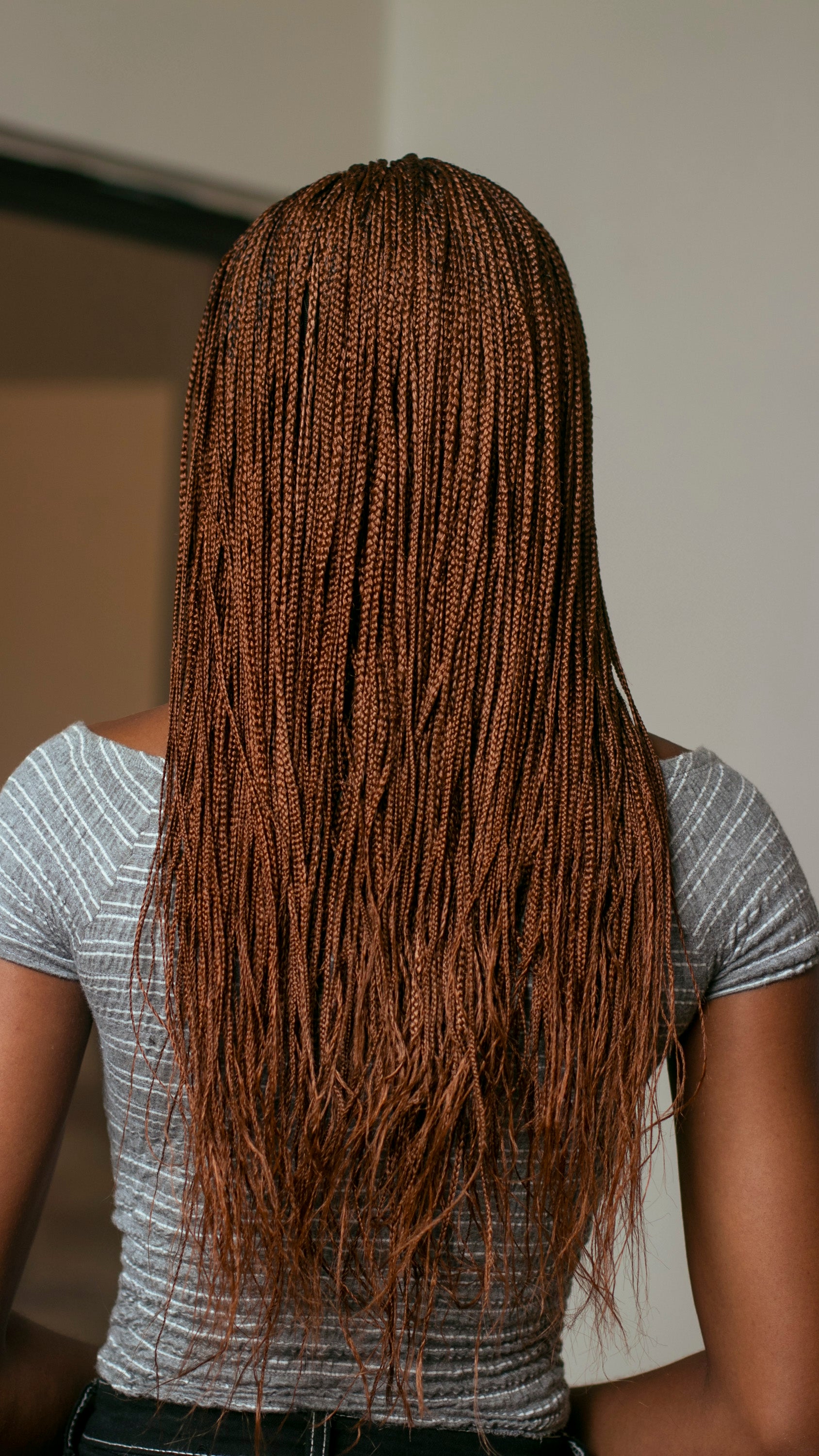 22" 2X6 Lace Closure Micro Million Hand Twist Braided Wig