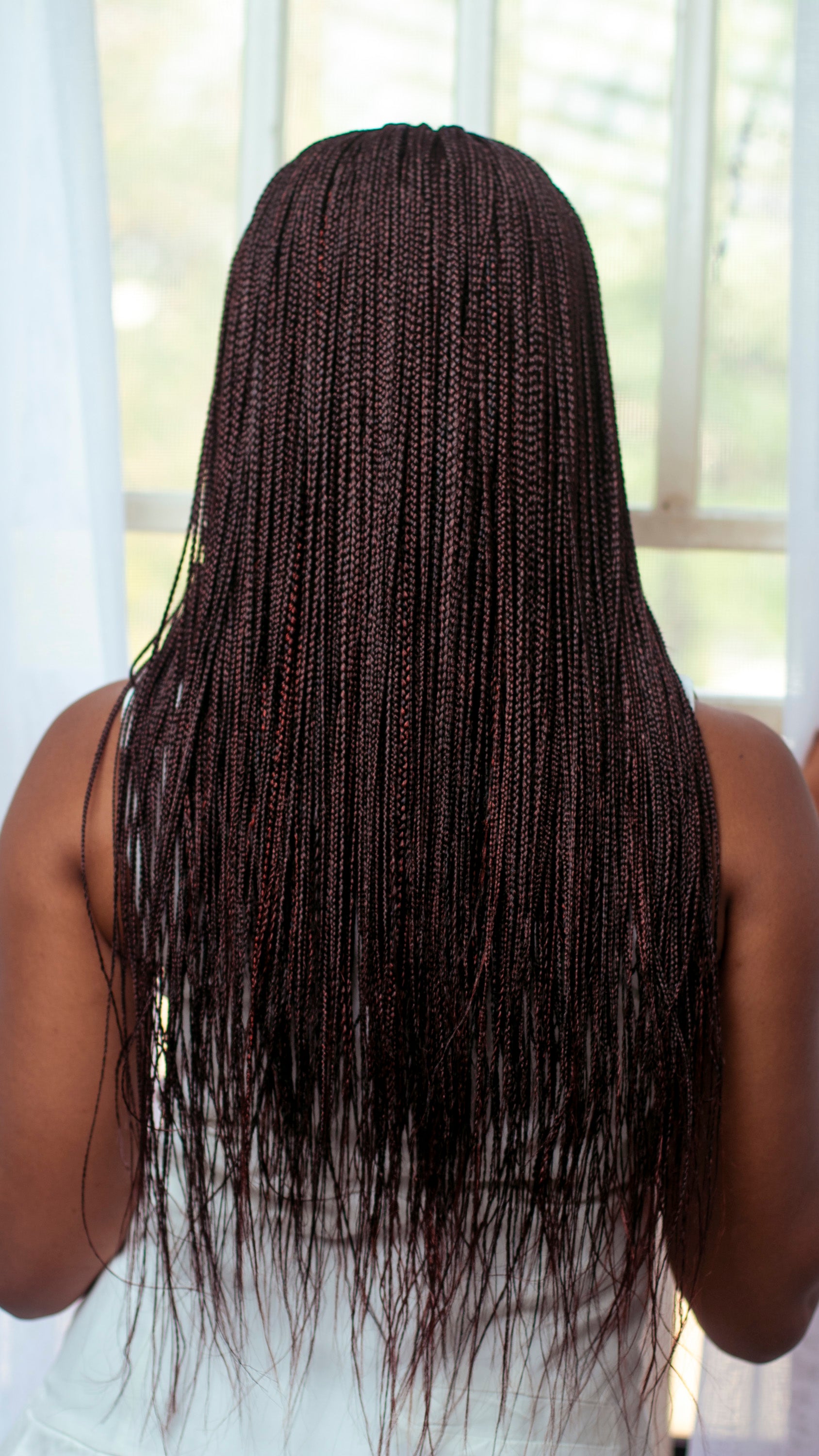 22" 2X6 Lace Closure Micro Million Hand Braided Wig