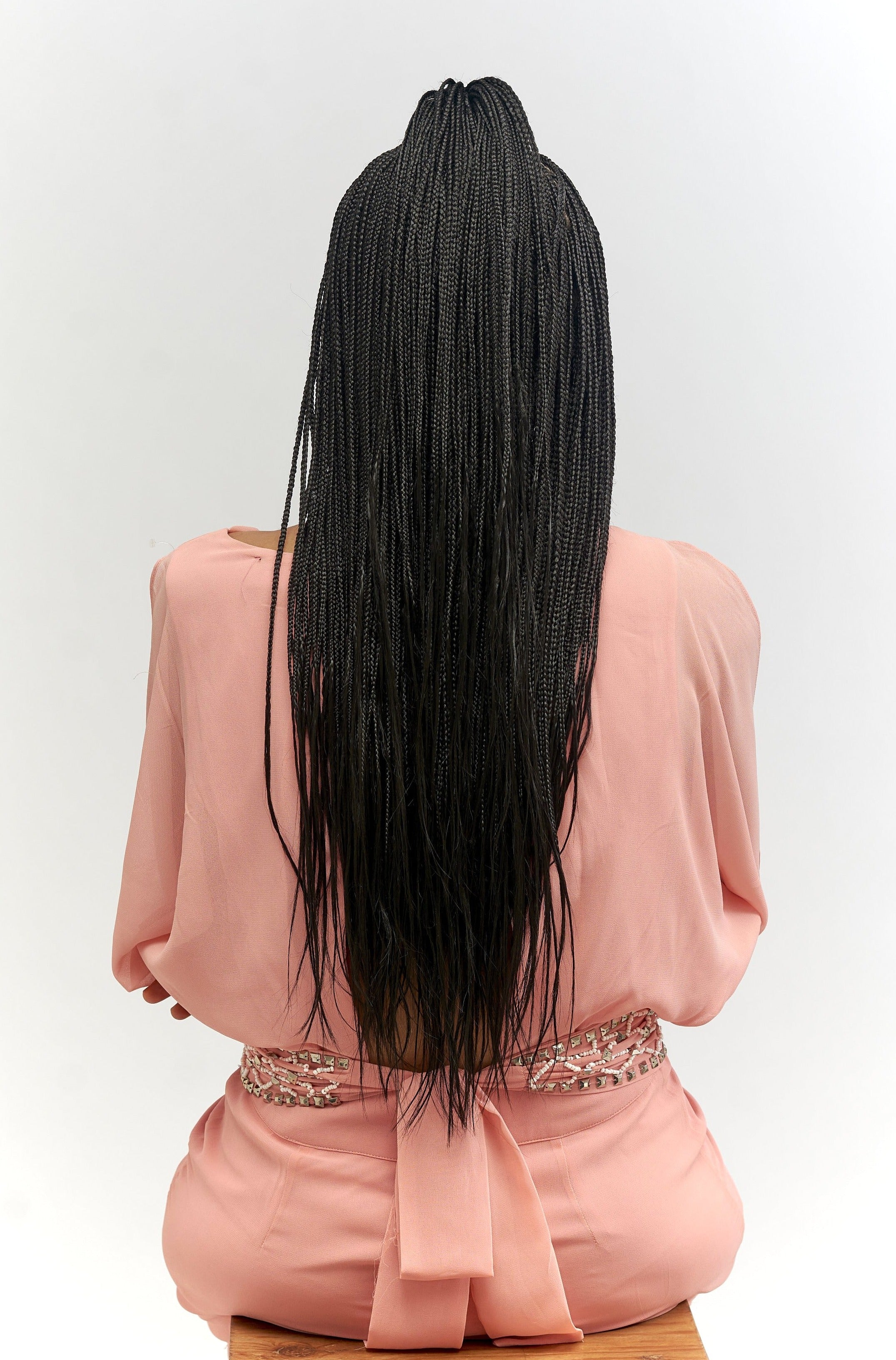 Wow Braids: 18" FULL HD LACE KNOTLESS BRAIDED WIGS Wig
