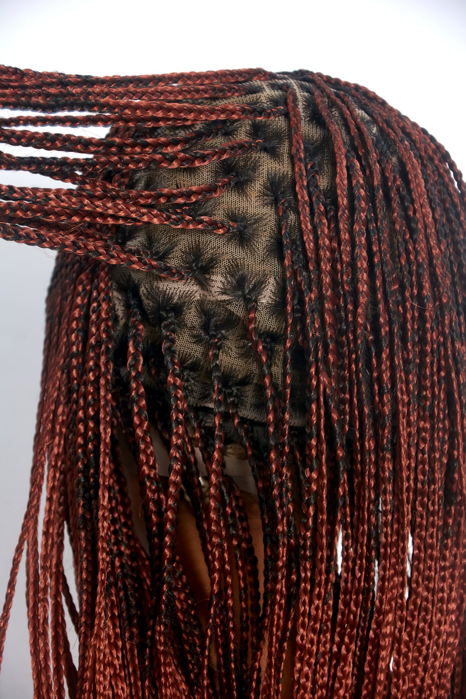 28" Full HD 360 Lace Front Knotless French Curl Hand Braided Wig