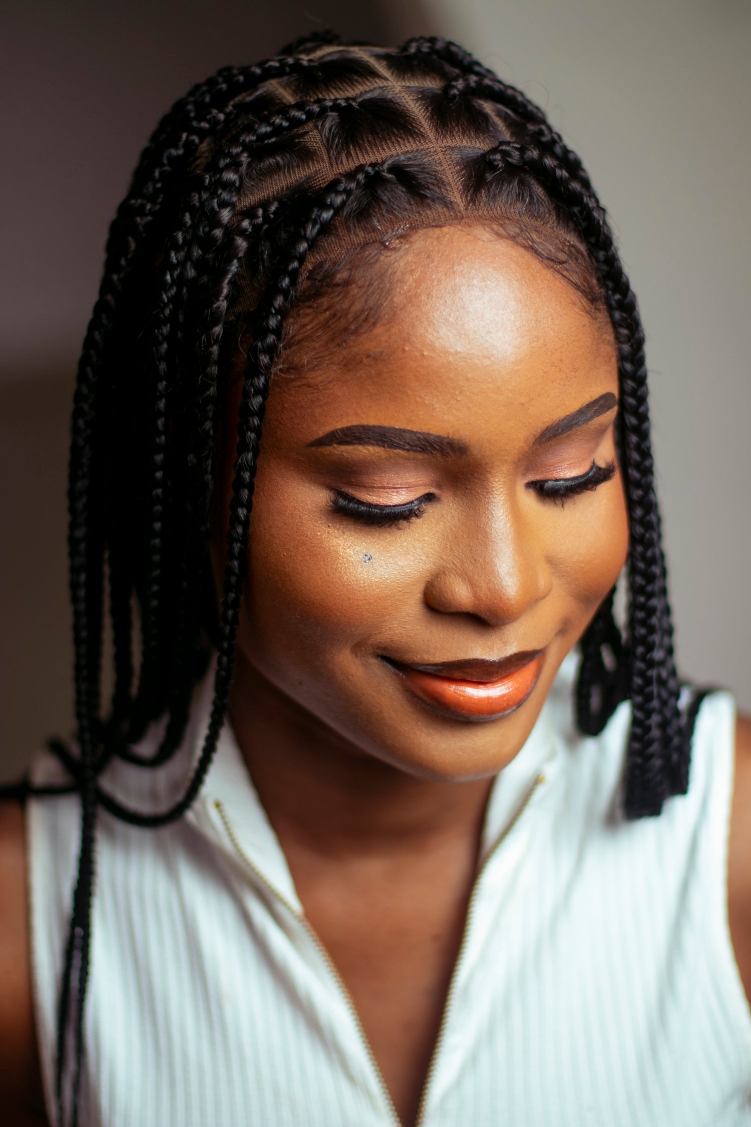 18&quot; Medium Knotless Braid Wig