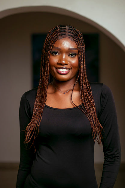 18&quot; Medium Knotless Braid Wig