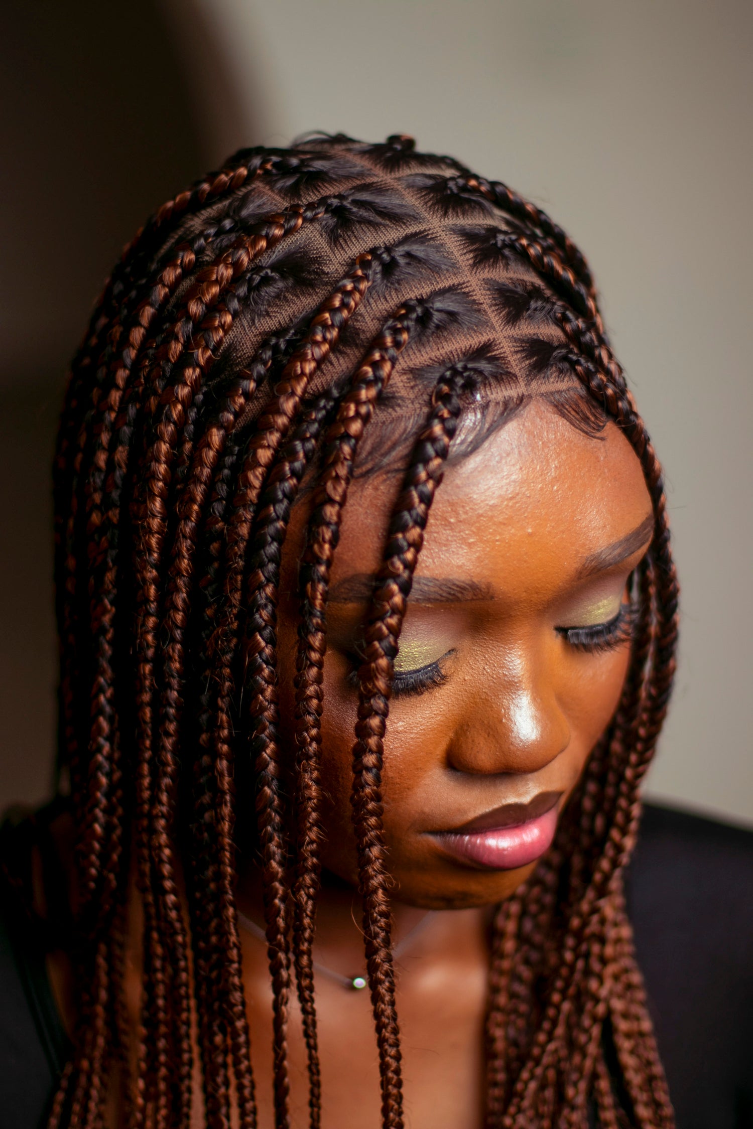 18&quot; Medium Knotless Braid Wig