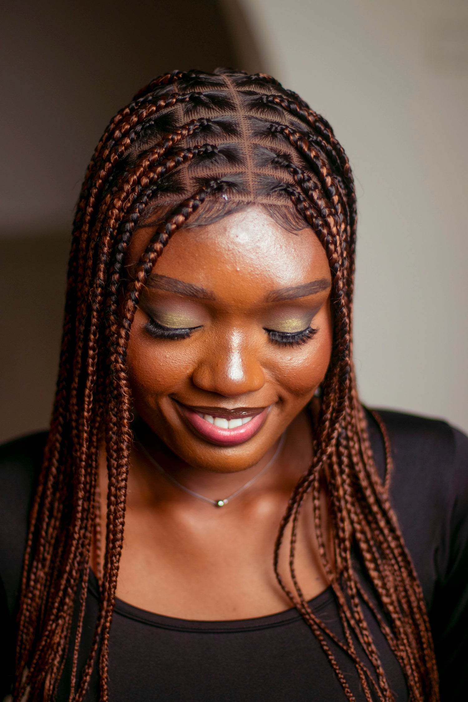 18&quot; Medium Knotless Braid Wig