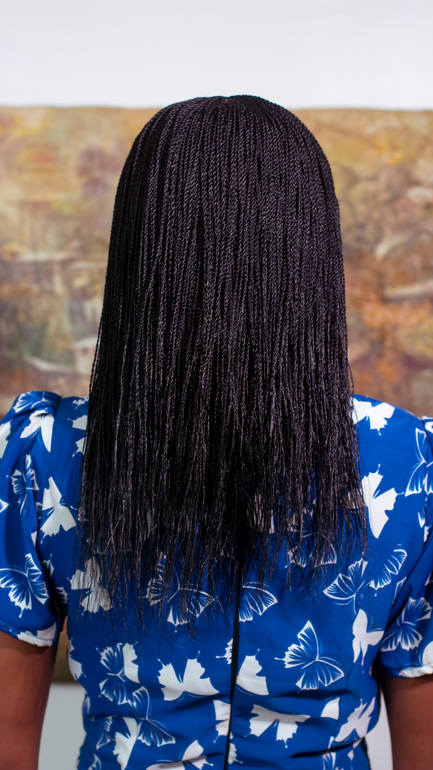 12&quot; 2X6 Lace Closure Micro Million Hand Twist Braided Wig