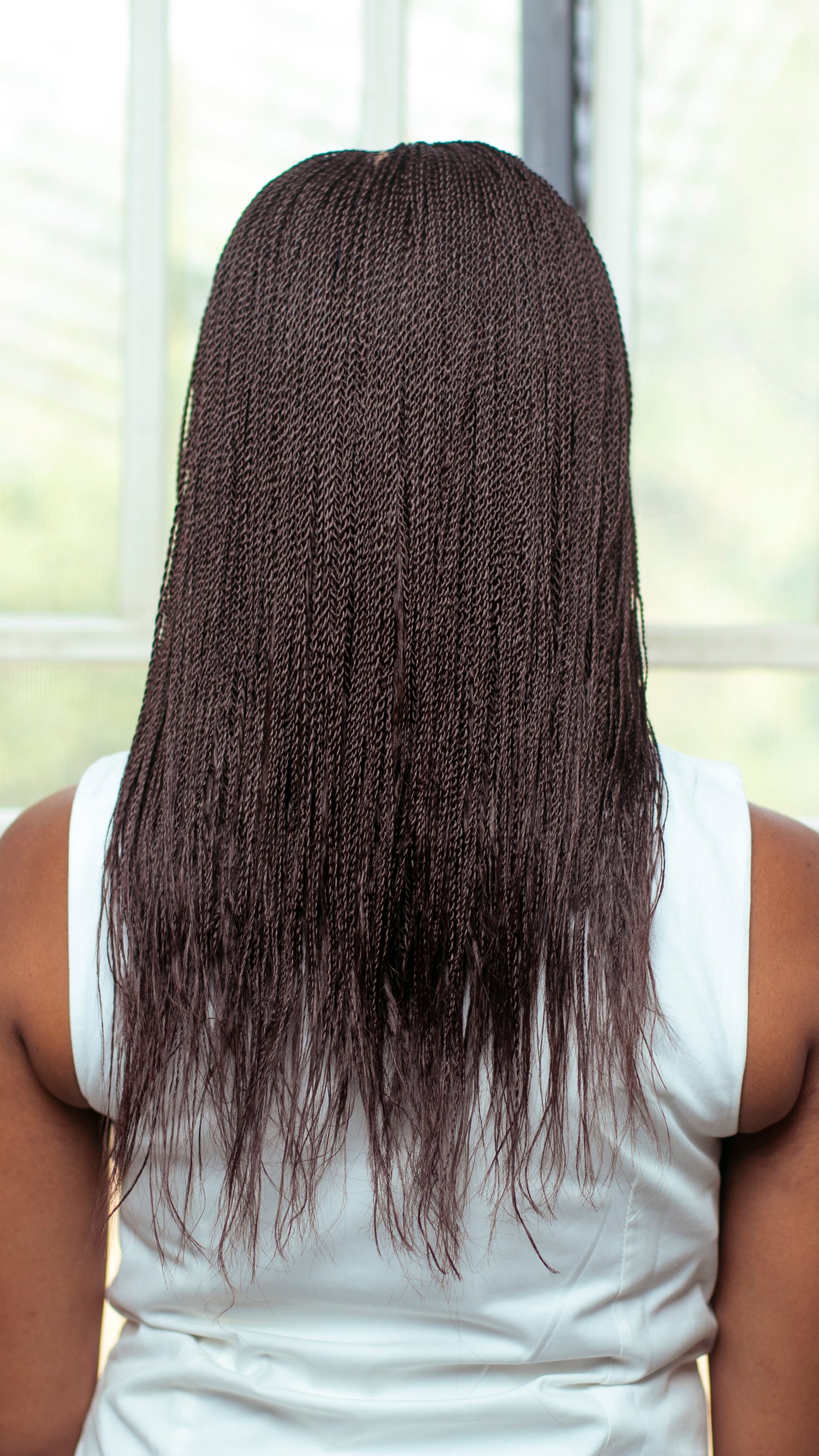 18&quot; 2X6 Lace Closure Micro Million Hand Twist Braided Wig