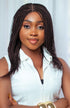 12" 2X6 Lace Closure Micro Million Hand Braided Wig