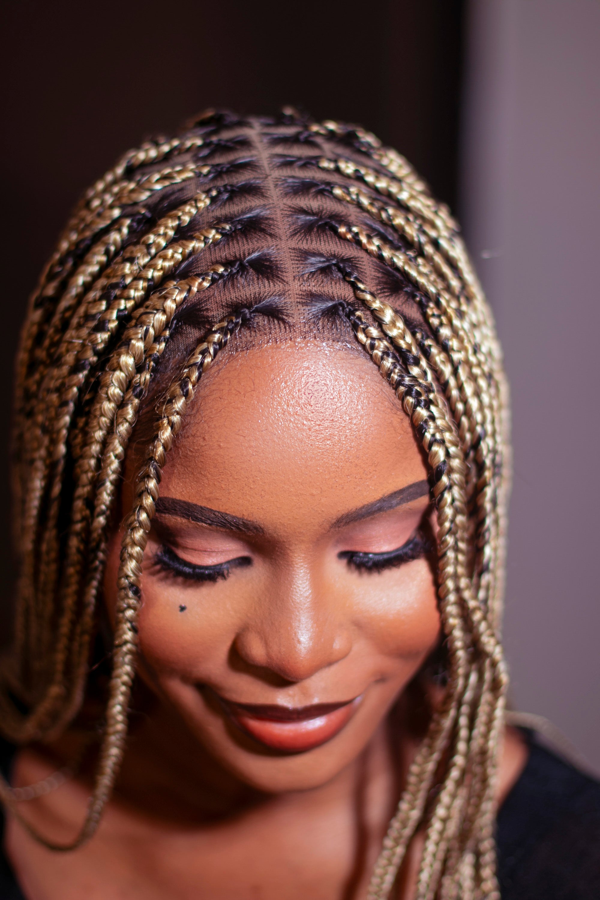 18&quot; Medium Knotless Braid Wig