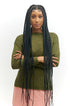 32" Full HD 360 Lace Front Jumbo Knotless Hand Braided Wig