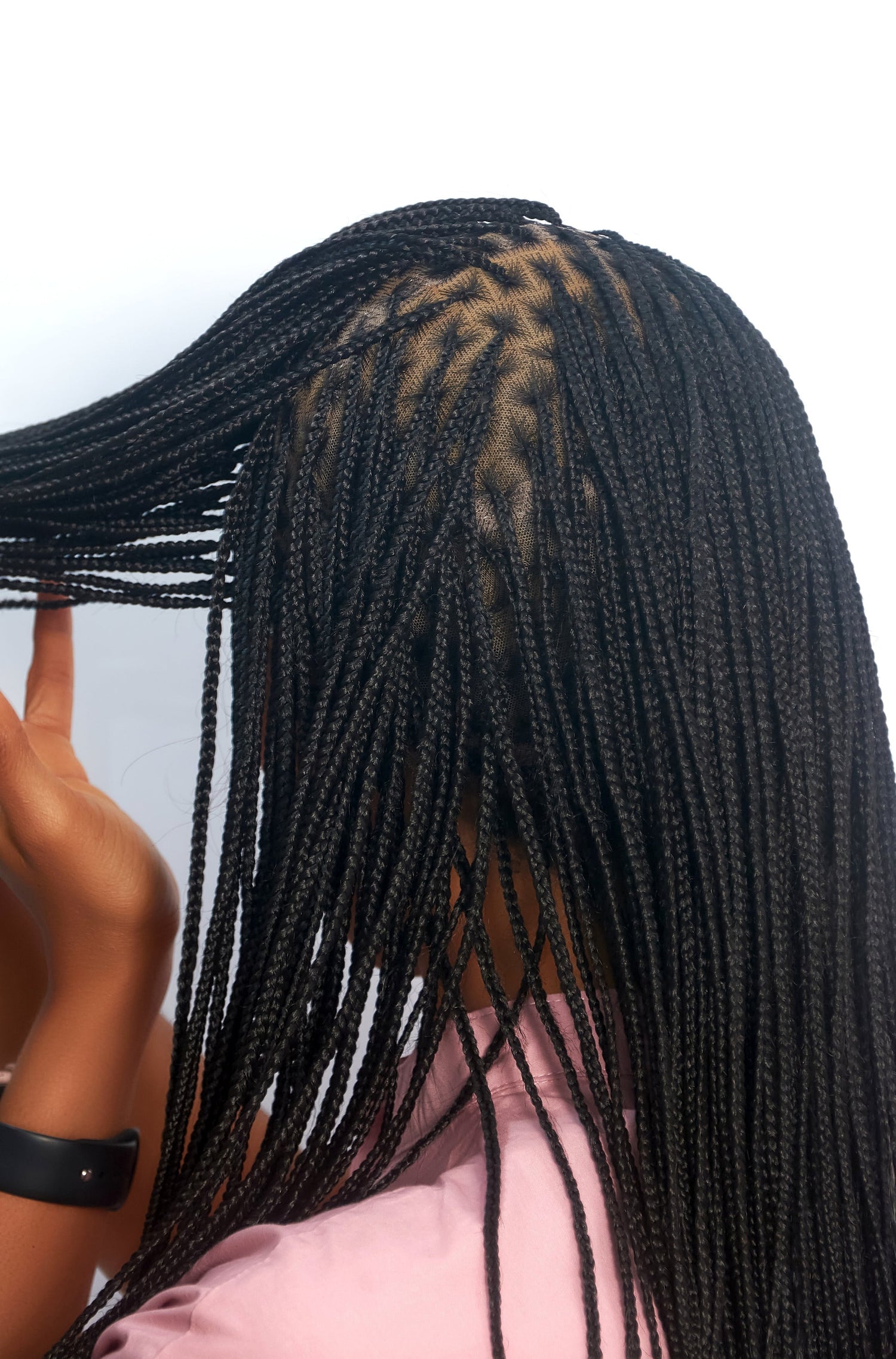Knotless Braids With No Parts  HD Knotless Braid Wigs For Black